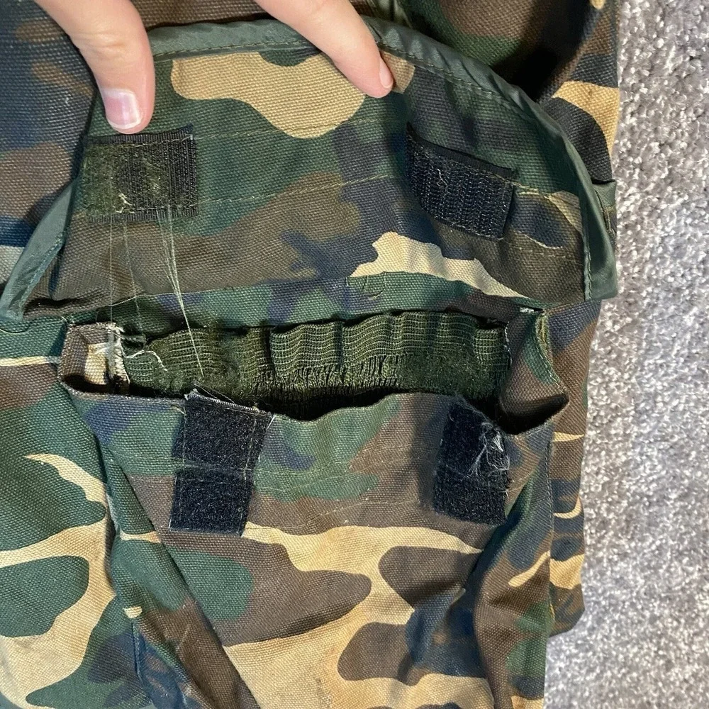 VTG Duck Camo Game Winner Shooting Vest Mens Medium Hunting Sportswear Quilted